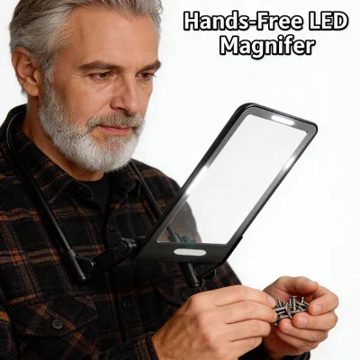 Neck Light Reading Lamp Flexible Gooseneck Adjustable Repairing Neck-Mounted Eye-Caring ODM Factory Wholesale Rechargeable