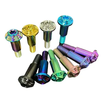 High Quality GR5 Titanium Alloy Brake Pull Rod Screw Hex Socket for Car Motorcycle Modification Special Motorcycle Pull Rod