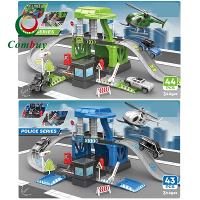 Garage Track Play Set Large Plastic Super Parking Lot Toys