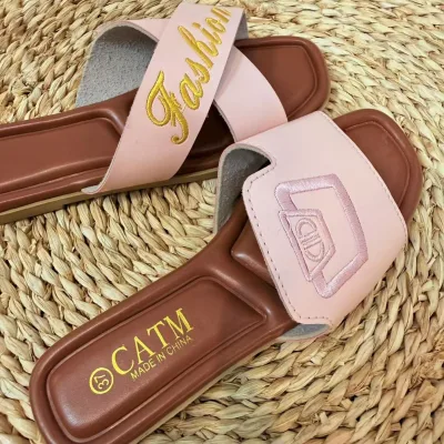 Flat Slippers Customizable Non-Slip Soft Sole Comfortable Women's Summer Shoes Durable Lightweight
