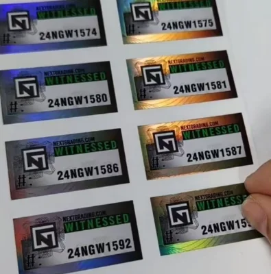 Personalized Hologram Self Adhesive Void Label