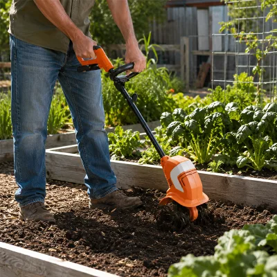 18V Battery Powered Chinese Garden Electric Power Tiller Cordless Tiller Cultivator for Farm