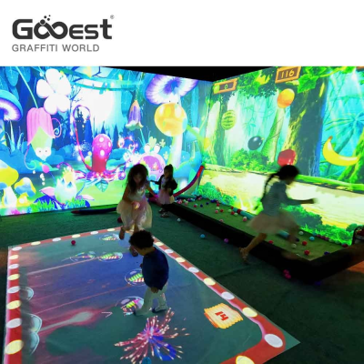 New Type Interactive Ground Software and Hardware Interactive Dynamic Ground  Games for Kids