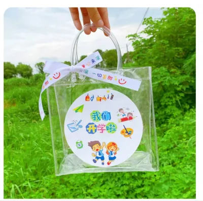 Kids Gift Bags Transparent PVC Bags Large Capacity Gift Bags for the Mid Autumn Festival