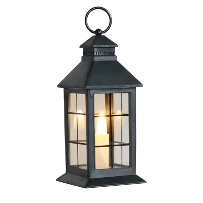 HS Ramadan Decorative Led Lantern Ornaments Decorative Lantern Pendant Lamp Outdoor Decoration Outdoor for Home