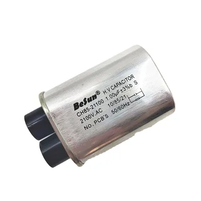 CH85 2100VAC 1.0uf Microwave High Voltage Capacitor Replacement 1/4\" Standard Terminal Connect Aluminum Electrolytic Capacitor