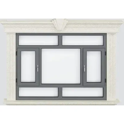 Guangdong Automatic Glass Design House Window Aluminum Alloy Fixed Windows