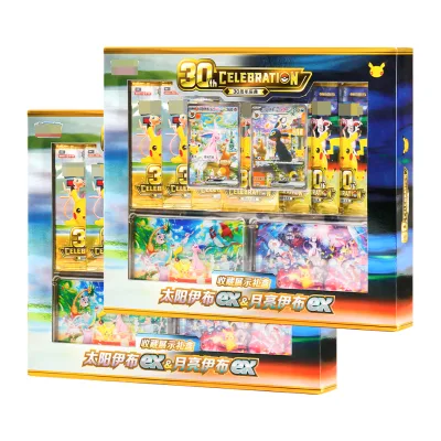 30th Anniversary Display Box Sun Eevee Ex & Moon Eevee Ex Limited Card Set