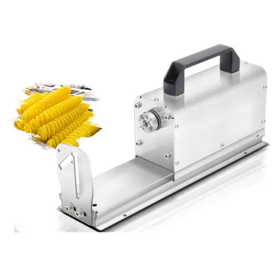 Multifunctional 3 in 1 Chips Twister Slicer Cutter Electric French Fries Twist Hot Dog Tornado Potato Cutting Machine