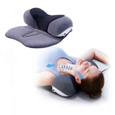 Alphay 2025 New Product March Expo Dynamic Cervical Traction Device Electric Neck Massager Heat Pillow