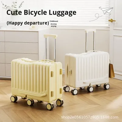 Wholesale 2 Piece Kids Ride on Carry on Luggage Set 20/22 Inch Trolley Case Wheels Sit Style Mini Travel Suitcase Family Travel