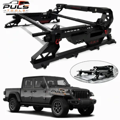 PULS Pickup Width Adjustable Universal Gun Shaped Steel Bed Sports bar Truck Roll Bar for 2026 Jeep Gladiator JT Rubicon X