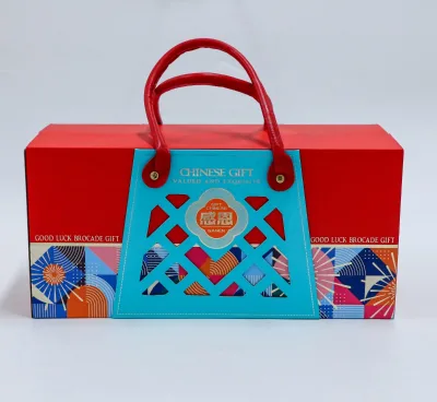 FENGMAI Festival Moon Cake Gifts Box with Mixed Nuts Low-Sodium & Low-Fat 825g Bag Packaging