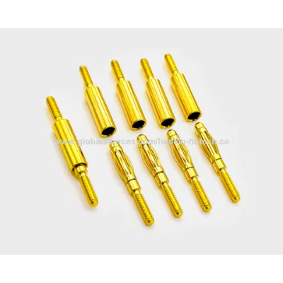 Male and female copper pins/terminals for power connector