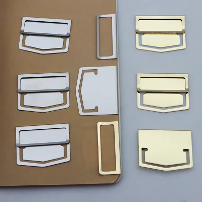 Book Accessories Reading Personalized Metal Brass & Stainless Steel Folding Bookmark