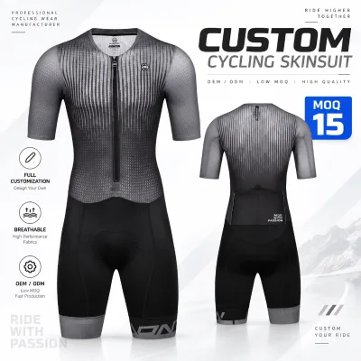 Custom Cycling Skinsuit Men Aero Cycling Speedsuit Sublimation Printing Cycling Tri Suit Racing Team Club Cycling Clothing