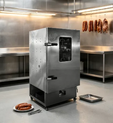 Factory Direct Commercial Smoking Furnace with Smoke Circulation Pipeline for Farm Meat Processing Workshop
