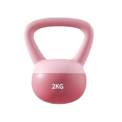 Soft PVC Commercial Use Kettlebell Women Men-Handle-Style Dumbbell Squat Strength-Training Hip-Lifting Equipment Sports Fitness