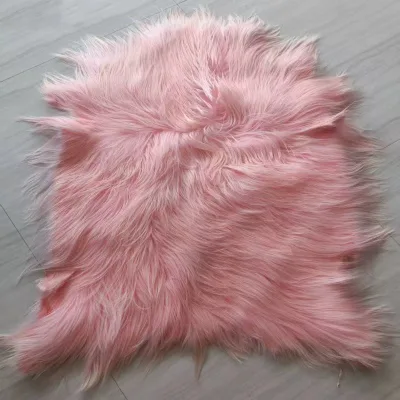 White Color Long Hair Goat Skins