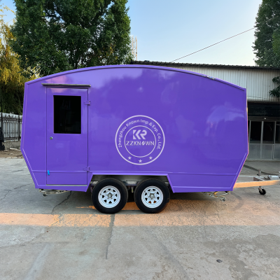 New Design Mobile Kitchen Food Truck Mobile Beer Bar Street Snack Food Truck Vintage Retro Food Truck Fully Equipped