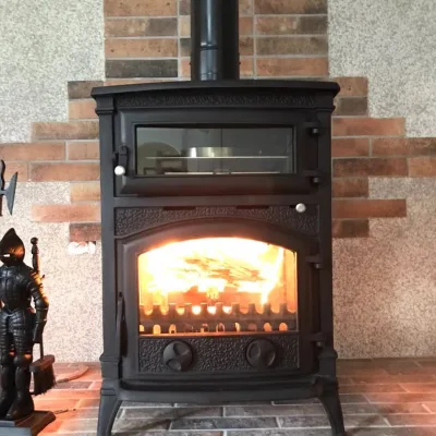 Cheap Price Factory Direct Supply Large Pellet Charcoal Burning Stove With Oven