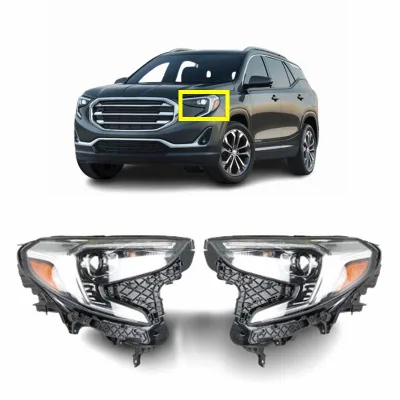 Car Accessories New Replacement Xenon Headlamp LED HID Front Headlight for 2018 - 2021 Terrain