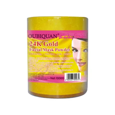 Hydrating Moisturizing Gold Powder Facial Mask Nourishes Shrinks Pores Skin Care Natural and Organic Ingredients Mask