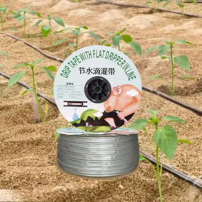UV Resistant Drip Irrigation Tape Pressure Compensating Anti-clogging 16mm Drip Tape Roll for UAE Greenhouses
