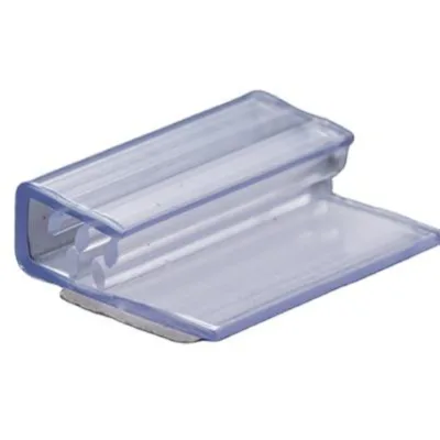 Store Retail Display Flexible Pvc Profile Supermarket Plastic Data Strips for Metal Shelves