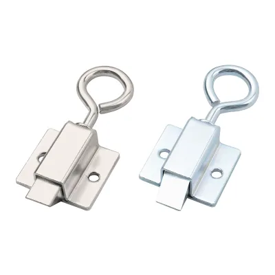Galvanized Iron Stainless Steel Spring Loaded Bolt Latch ISO9001:2015 Certified Industrial Cabinet Hardware Automatic Door