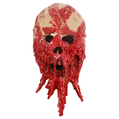 Realistic Scary Monster Bleeding Skelton Full Head Mask Horror Halloween Cosplay Masks Creepy Demon Party Costume Accessories