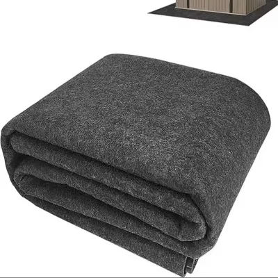 Storage Shed Moisture Dust Proof Dining Room Square Golf Use Stain Resistant Hand Knotted Felt + PE Waterproof Film Floor Mat