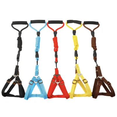 Reflective Vest Style Set, Durable Outdoor Anti Pull, Shockproof, and Explosion-proof for Night Walks, Pet Leash