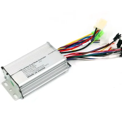 Electric Bike Controller 36V/48V 350W 17A BLDC Brushless Motor Controller Tricycle Dual Mode Sensor/Sensorless Controller