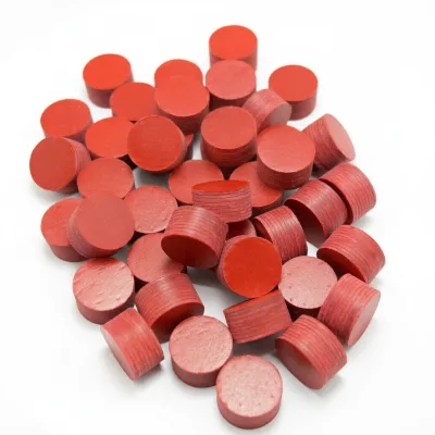 14mm Multi-Layer Pig Skin Highly Elastic Strong Grip Pool Cue Tips 9-Ball Chinese 8-Ball Loose Pack Replacement