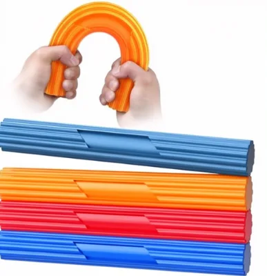 Flex Therapy Bar Kit-Resistance Bar for Tennis/Golfers Elbow Wrist/Forearm Pain Relief Grip Strength Hand Rehabilitation (1.6kg)