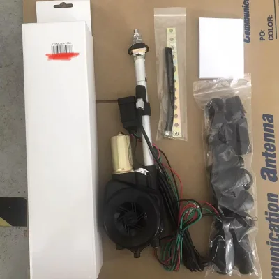 BGD-B5A1 Fully Automatic 12V 11-Head Universal Fitment DAB+AM+FM Compatible ABS + Metal Car Antenna