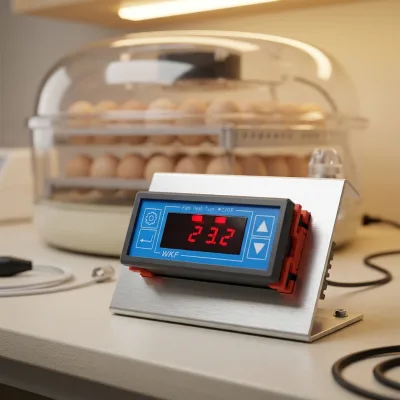 Wkf Intelligent Digital Display Incubator Controller Thermostat Greenhouse Planting Incubation Breeding Temperature Temperature