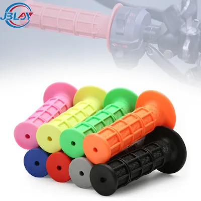 8 Colors Hand Grips Fit for Motocross Scooter Off Road Motorcycle Soft Rubber 22mm Handle Bar Grips