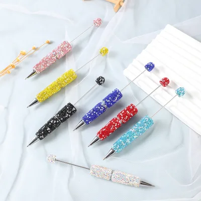 Diy Beaded Pen New Hand-made Full Diamond Beaded Pen Cross-border Hot Creative Pen