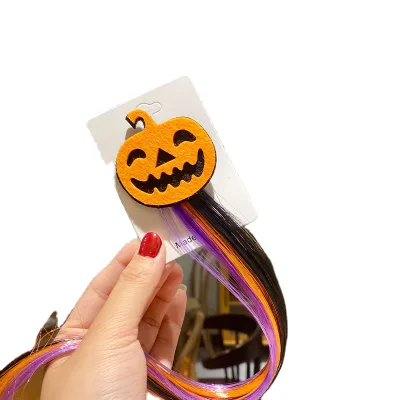 Halloween Streamers Fresh Hair Clip Kids Adult Bat Wig Cosplay Decorative Hair Accessories