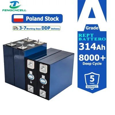 Poland in Stock TAX Free Brand New Grade a 3.2V 314Ah 320Ah 330Ah Prismatic Lifepo4 Cell 8000 Cycles for Home Power Supply