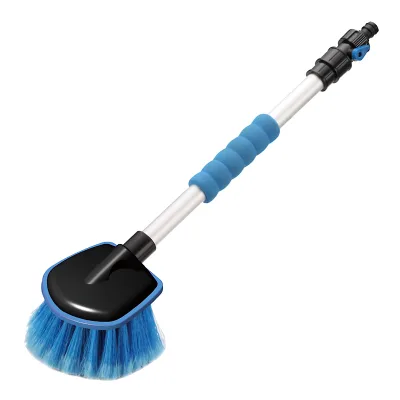 Water Flow Thru Brush Car Wash Cleaner PP Bristle Auto Cleaning Tools Car Wheel Rim Cleaning