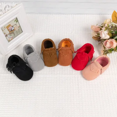 Unisex Baby Snow Boots Classic Frosted Tassel Style Warm Soft Sole Toddler Casual Footwear