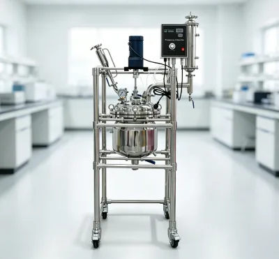 High Pressure Resistant Chemical Reactor with Wear Resistant Stirring Blades for Factory Using