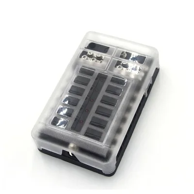 Universal 12 Way 12V Blade Marine Caravan Auto Car Fuse Box