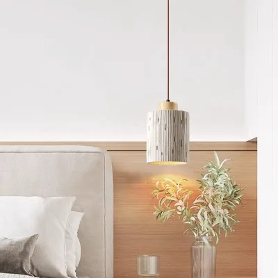 Modern Industrial Custom Cement Pendant Light Minimalist Handcrafted Concrete Hanging Pendant Lamp for Kitchen or Cafe