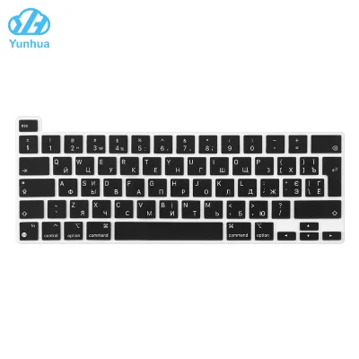 High Quality Ukrainian Silicone Keyboard Cover EU Layout for MacBook Pro 13"2020-2022 M2 M1 A2338 A2289 A2251,Pro 16" 2019 A2141