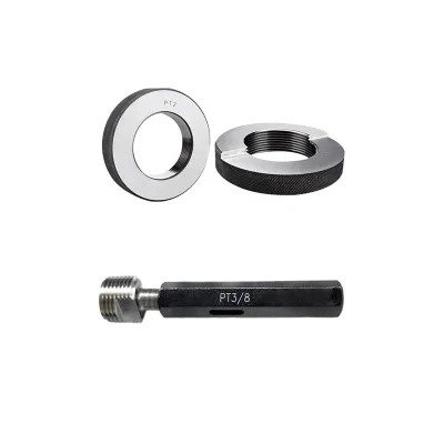 China Gauge Tool Manufacturer High Quality Carbide Thread Pipe Hole Diameter Measuring Tool Thread Ring Plug Gauge