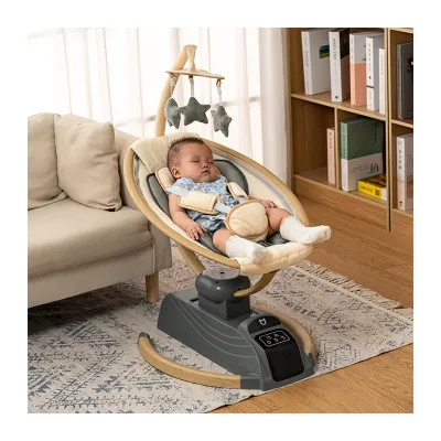The Smarter Baby Chair-Gentle Auto-Rocking with Bluetooth Music,Learns What Calms,Your Little One Best